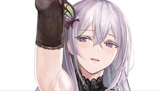 Teaser Re:Zero, Pleasant Time with Echidna (Hentai Joi)