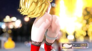 mmd r18 All I Want for Christmas Is You bad santa ahegao fuck 3d hentai