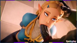 Zelda Princess tells how ganon I fuck her and he put it deep in his throat and give her all your cum