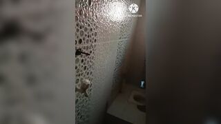 Hot Indian Wife Filmed in the Bathroom