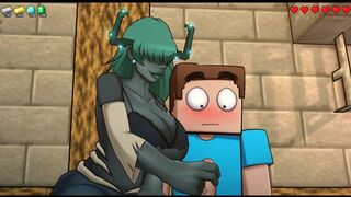 Minecraft Horny Craft - Part 42 Foot And Handjob! By LoveSkySanHentai