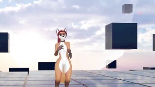 Vrchat Foxie Srtip Tease Dance