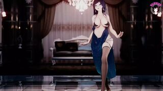 Sexy Dance In Hot Dress (3D HENTAI)