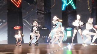 【Girls' Dancer】Higai Mousou Keitai Joshi - Ryoko/Susu/Reika/Kaori/Karin/Mona/Neru