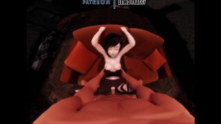 RWBY - RWBY - Ruby Rose Fucked On The Sofa [VR 4K UNCENSORED HENTAI MMD]