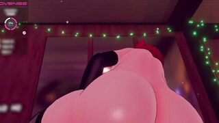 Cute VR Catgirl Rides Reverse Cowgirl POV