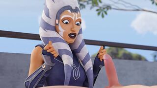 Ahsoka does blowjob (star wars porn)