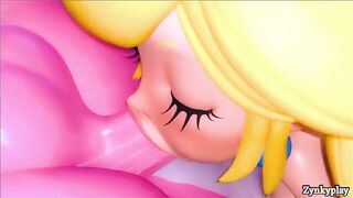 Princess peach futa fucked birdo futa Deepthroat extreme cumshot ass