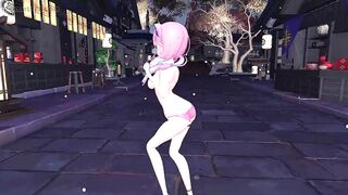 【Hololive MMD】Akua Minato/AOA-Еxcuse me 【For gentlemen】