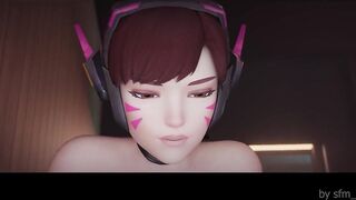 D.Va the spy | SOUND 4K 60 FPS