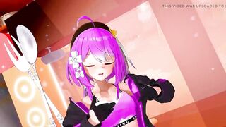 Honkai III KKVMD Griseo is cute Melancholic - Purple Hair Color Edit Smixix