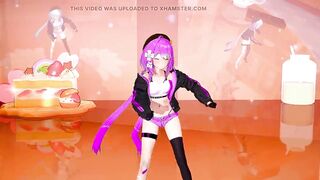 Honkai III KKVMD Griseo is cute Melancholic - Purple Hair Color Edit Smixix