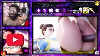 Thicc Thighs Chun-Li Gets Her Tight Anal Hole Stuffed By A Huge Cock While Squirting All Over