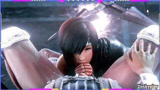 Yuffie final fantasy fucked cumshot small pussy 60fps