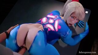 Samus jiggly butt doggystyle vaginal fucked (sfm funtime) [Metroid]