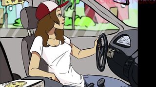 Pizza Delivery Girl (Animation)