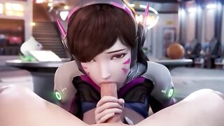 Overwatch Porn DVA Getting Fucked