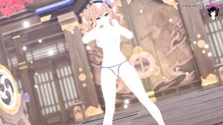 Genshin Impact - Barbara Dancing (3D HENTAI)