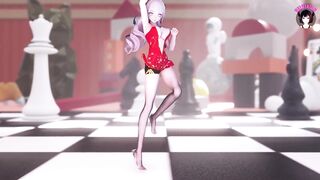 Cutie In Dress And Long Legs Dancing (3D HENTAI)