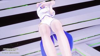 [MMD] LEE SUHYUN - ALIEN Seraphine Sexy Kpop Dance League Of Legends Uncensored Hentai 4K