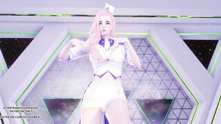 [MMD] LEE SUHYUN - ALIEN Seraphine Sexy Kpop Dance League Of Legends Uncensored Hentai 4K