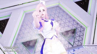 [MMD] LEE SUHYUN - ALIEN Seraphine Sexy Kpop Dance League Of Legends Uncensored Hentai 4K