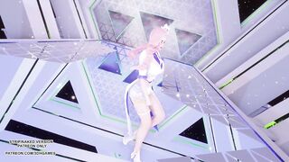 [MMD] LEE SUHYUN - ALIEN Seraphine Sexy Kpop Dance League Of Legends Uncensored Hentai 4K