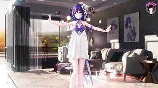 China Cutie Dancing + Gradual undressing (3D HENTAI)