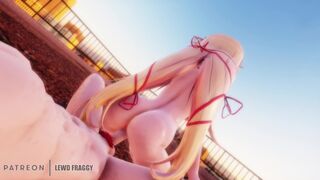 Hololive - Akai Haato Sunset Roof Riding