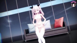 Huge Cock Futanari - Sexy Dance (3D HENTAI)