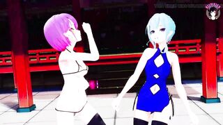 2 Cute Teens Dance In Chinese Dress (3D HENTAI)