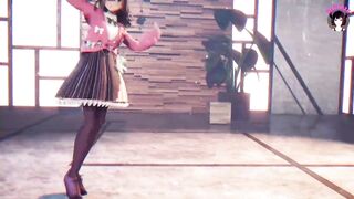 Cute Teen Dancing + Gradual undressing (3D HENTAI)