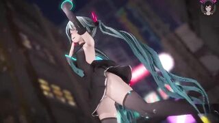 Hatsune Miku With Great Ass Dancing (step by Step Undressing)