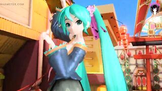 Hatsune Miku - Cute Dance (Boobs Physics) (3D HENTAI)