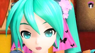 Hatsune Miku - Cute Dance (Boobs Physics) (3D HENTAI)