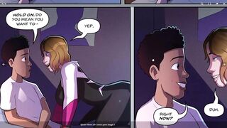 Spider Verse 18+ Comic Porn (Gwen Stacy xxx Miles Morales)