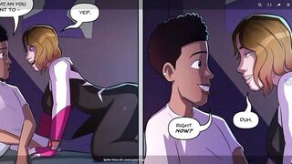 Spider Verse 18+ Comic Porn (Gwen Stacy xxx Miles Morales)