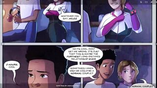 Spider Verse 18+ Comic Porn (Gwen Stacy xxx Miles Morales)