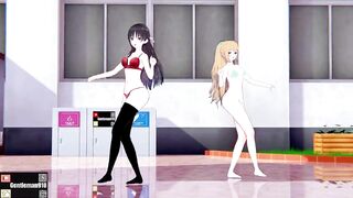 【KKS／MMD】【심쿵해 (Heart Attack)】 堀北鈴音 輕井澤惠 【ようこそ実力至上主義の教室へ】