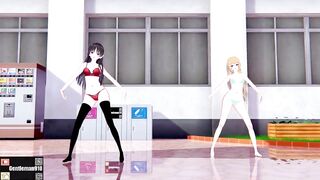 【KKS／MMD】【심쿵해 (Heart Attack)】 堀北鈴音 輕井澤惠 【ようこそ実力至上主義の教室へ】