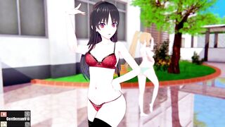 【KKS／MMD】【심쿵해 (Heart Attack)】 堀北鈴音 輕井澤惠 【ようこそ実力至上主義の教室へ】