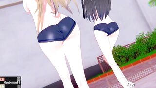 【KKS／MMD】【심쿵해 (Heart Attack)】 堀北鈴音 輕井澤惠 【ようこそ実力至上主義の教室へ】