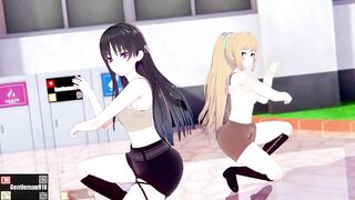 【KKS／MMD】【심쿵해 (Heart Attack)】 堀北鈴音 輕井澤惠 【ようこそ実力至上主義の教室へ】