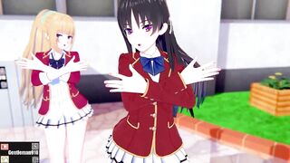 【KKS／MMD】【심쿵해 (Heart Attack)】 堀北鈴音 輕井澤惠 【ようこそ実力至上主義の教室へ】