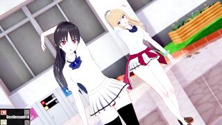 【KKS／MMD】【심쿵해 (Heart Attack)】 堀北鈴音 輕井澤惠 【ようこそ実力至上主義の教室へ】