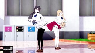 【KKS／MMD】【심쿵해 (Heart Attack)】 堀北鈴音 輕井澤惠 【ようこそ実力至上主義の教室へ】