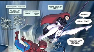 Ohhh, What A Tangled Web(Spider-Man Hentai )