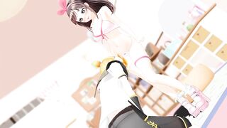 Ballbusting Animation - Kizuna Ai Valentine's Day Kicks