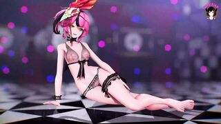 Arashi In Sexy Lingerie Dancing (3D HENTAI)