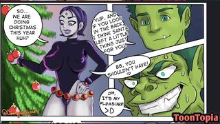 Raven Loves Beast Boy Huge Cock - Cartoon